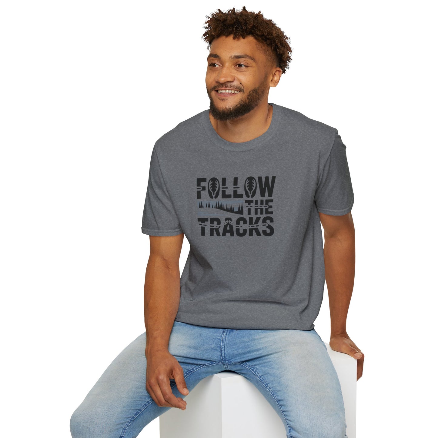 Follow the Tracks  Unisex T-Shirt