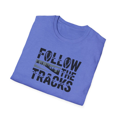 Follow the Tracks  Unisex T-Shirt