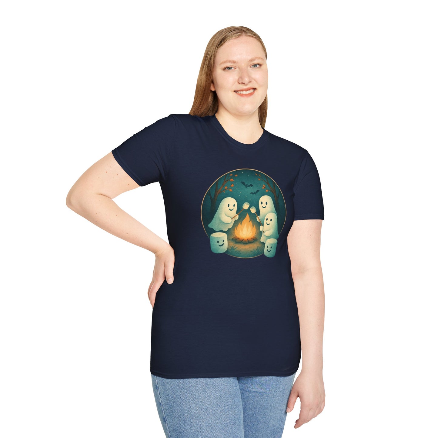 Ghost Campfire Unisex Softstyle T-Shirt