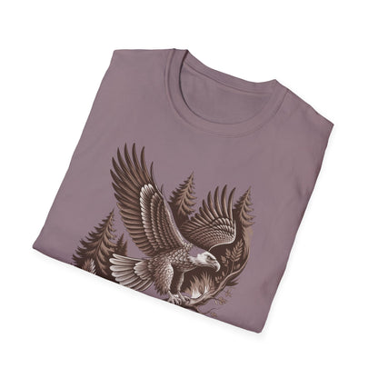 Majestic Eagle in Flight, Unisex T-Shirt