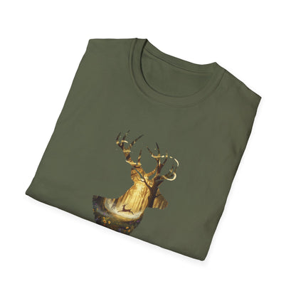 Majestic Stag Forest  Unisex T-Shirt