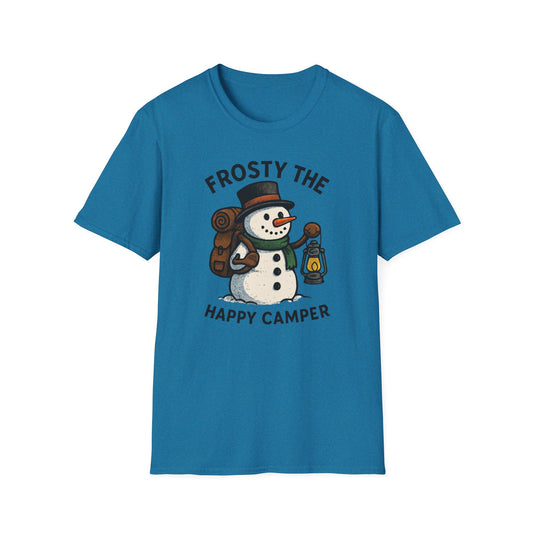 Camper Snowman Unisex T-shirt