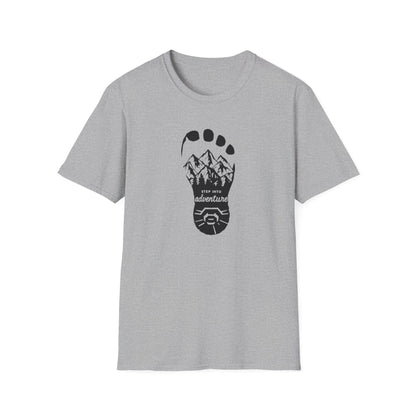 Step Into Adventure, Unisex T-Shirt