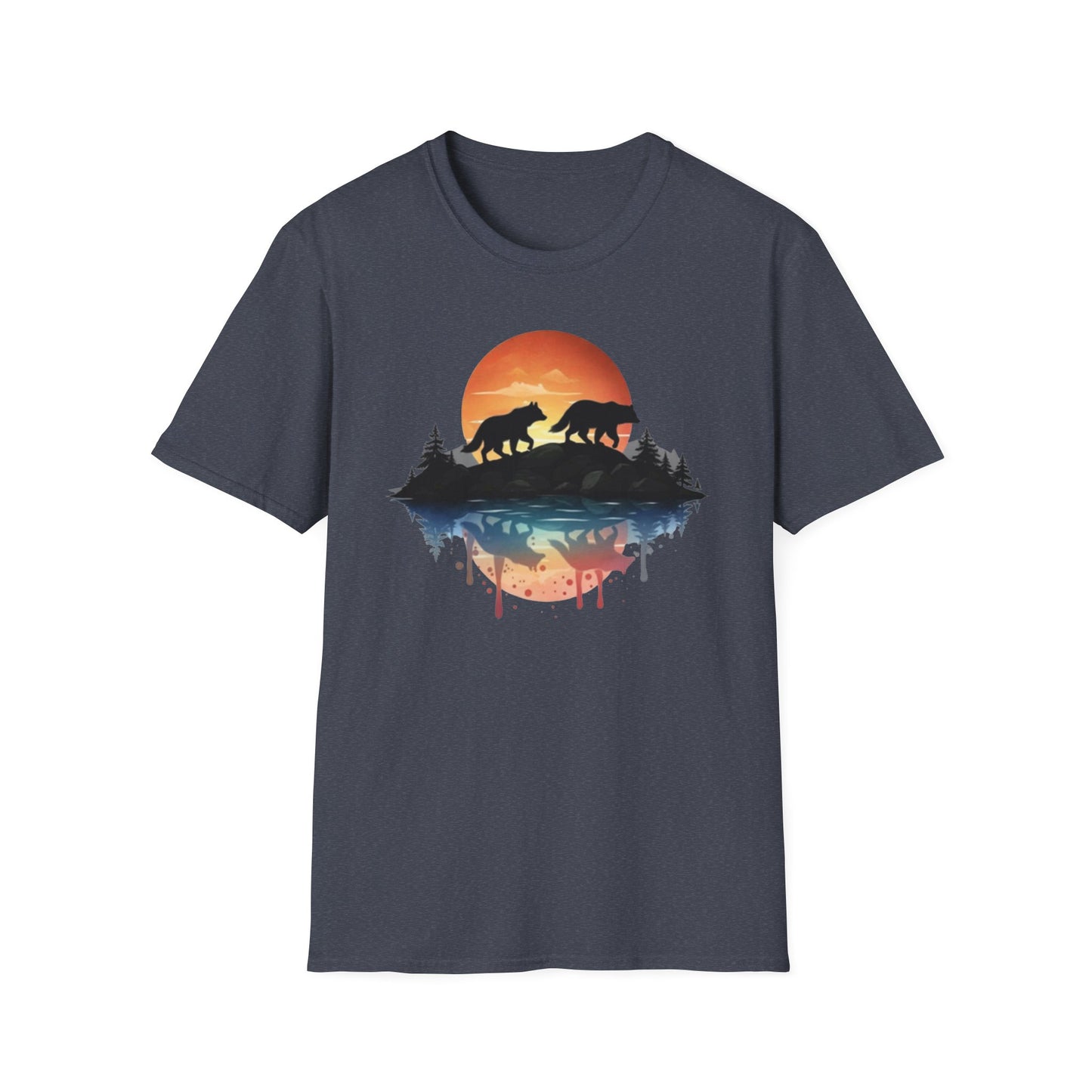 Wolf Pack Mountain Unisex T-Shirt