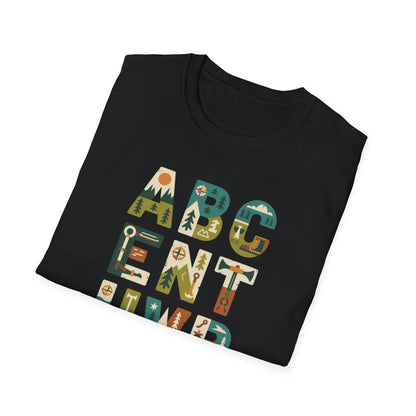 Adventure Alphabet  Unisex T-Shirt