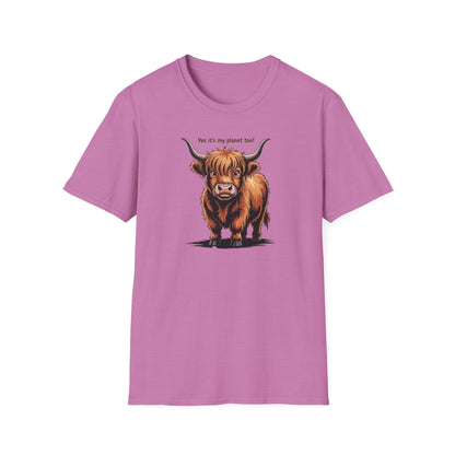 Nature Highland Cow  Unisex T-Shirt